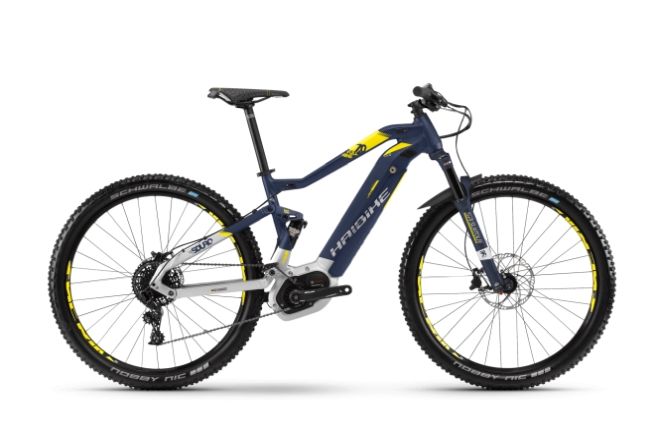 Ποδήλατο Ηλεκτρικό Haibike sDuro FullNine 7.0 2018 Bosch - Blue/Silver/Citron matt