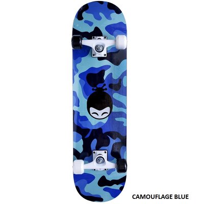Skateboard Αθλοπαιδιά Νο4 Camouflage Blue