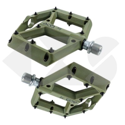 Πετάλια ACID Flat C1-IB - 92394 Sealed Bearings Olive Green 9/16''