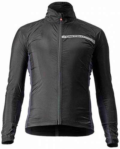 Αντιανεμικό Castelli Squadra Stretch Jacket - Light Black / Dark Gray