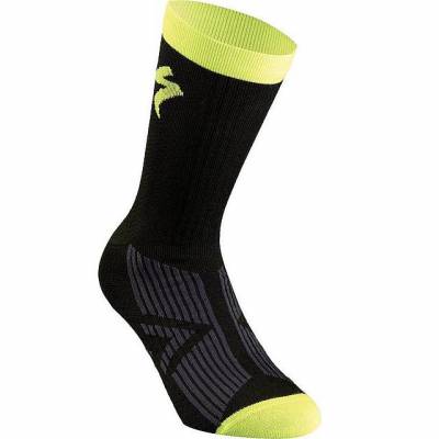 Κάλτσες Specialized SL Elite Winter Sock Black/Hyper Green