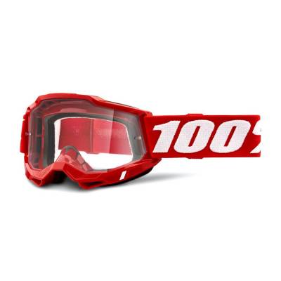 Μάσκα 100% Strata 2 Red Clear Lens