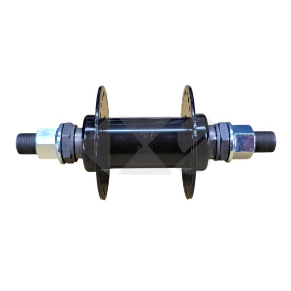 Κέντρο Εμπρόσθιο BMX Joy-Tech Σιδερένιο High Flange με Άξονα 165mm x 14mm - 48H Black